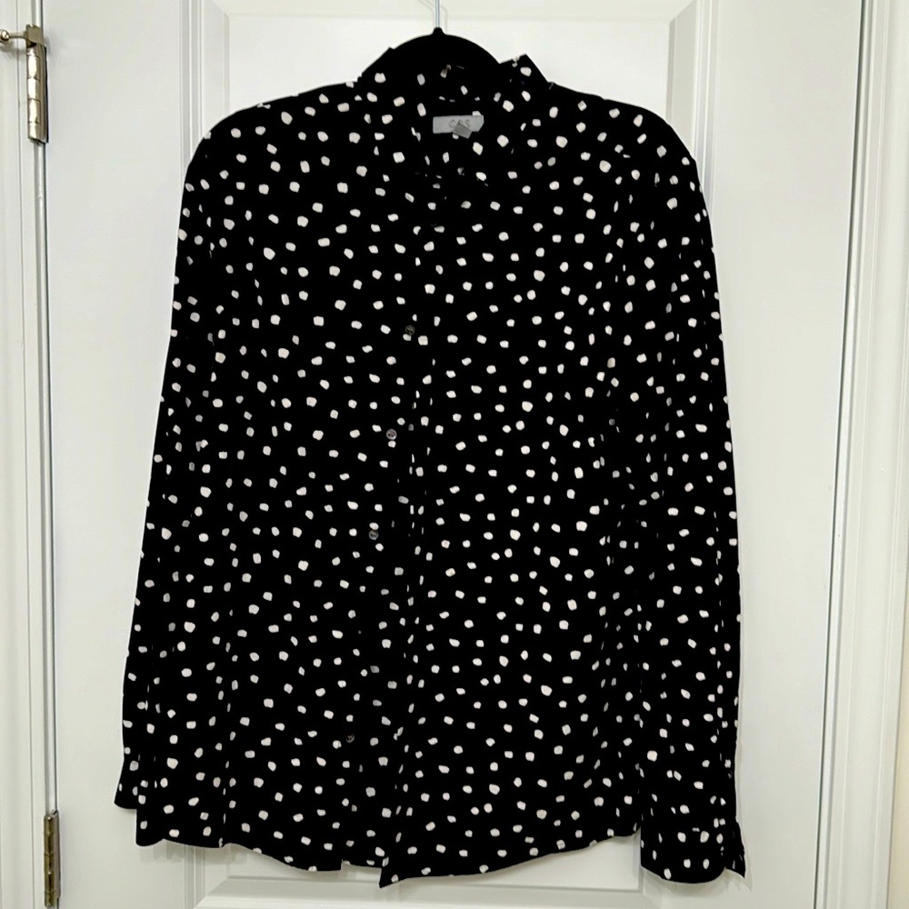 COS Slim Fit Printed Button Down